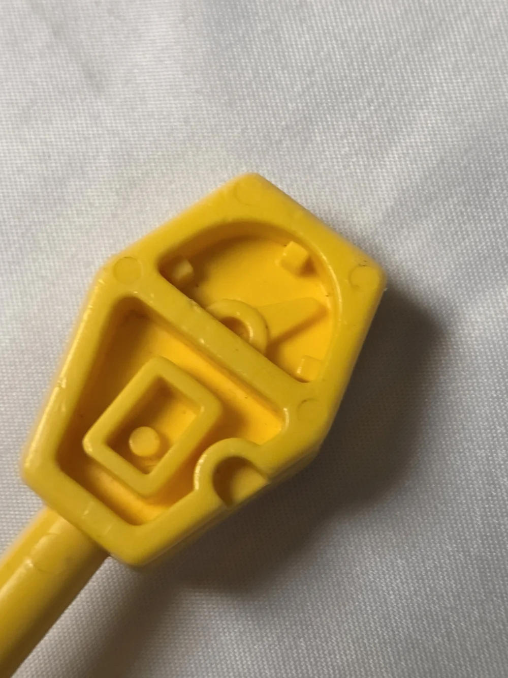 Vintage Fisher Price Little People Yellow Parking Meter Play Family Town City‎